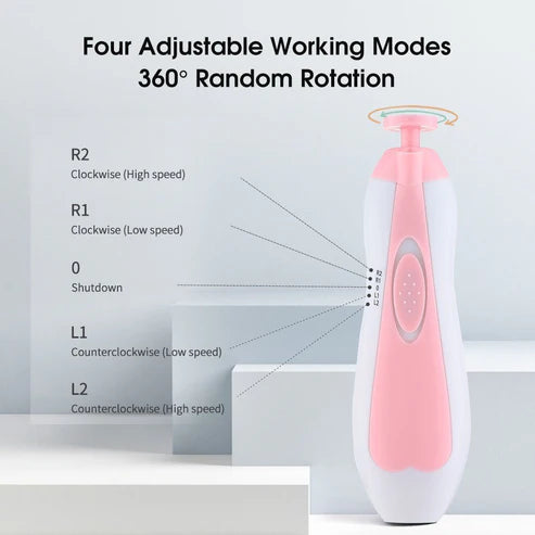 Electric Safe Nail Clippers with Light for Newborn to all Age Group